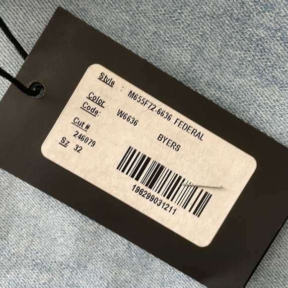 Paige Slim Straight Federal Denim - Picture 8 of 9